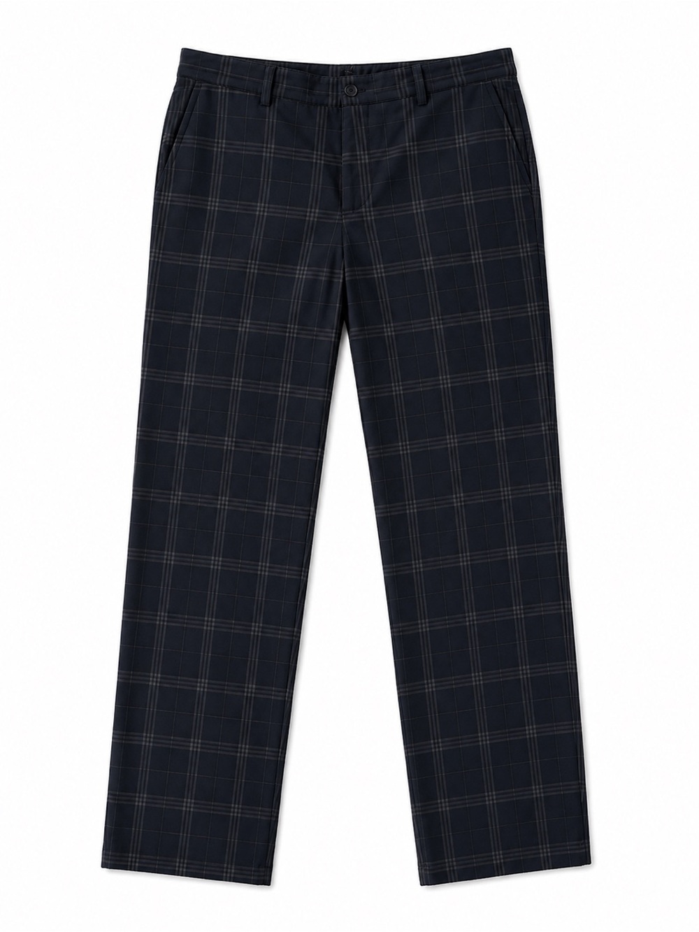 Zara More Than A Suit Navy Windowpane Dress Pants Men’s 32